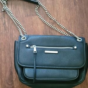 Black Poppy and Peonies Purse